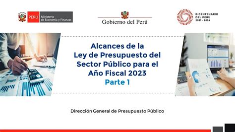 anexo de la ley de presupuesto 2023